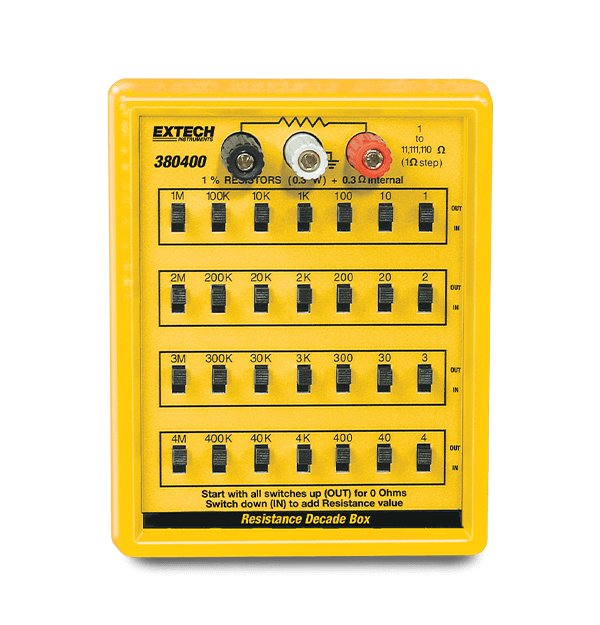 Extech 380400 Resistance Decade Box