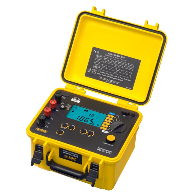 AEMC 6240 10 A Micro-Ohmmeter