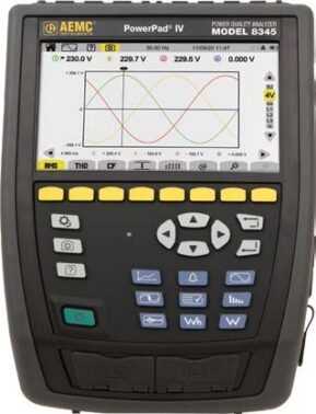 AEMC 8345 PowerPad IV Power Quality Analyzer