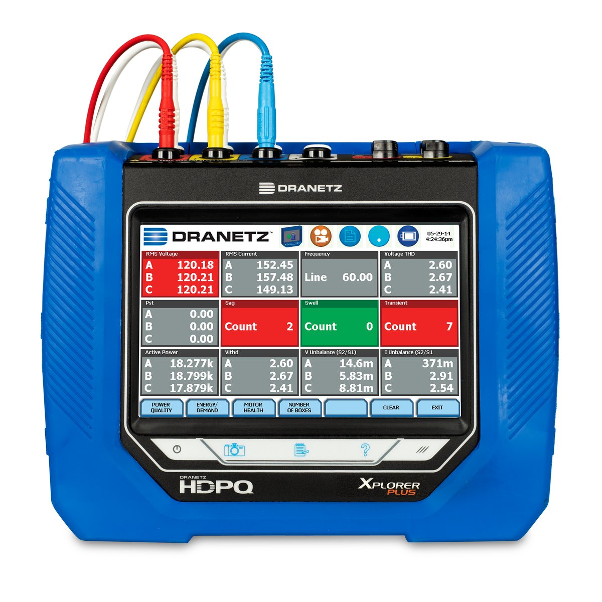 Dranetz HDPQ Xplorer Plus Power Quality Analyzer