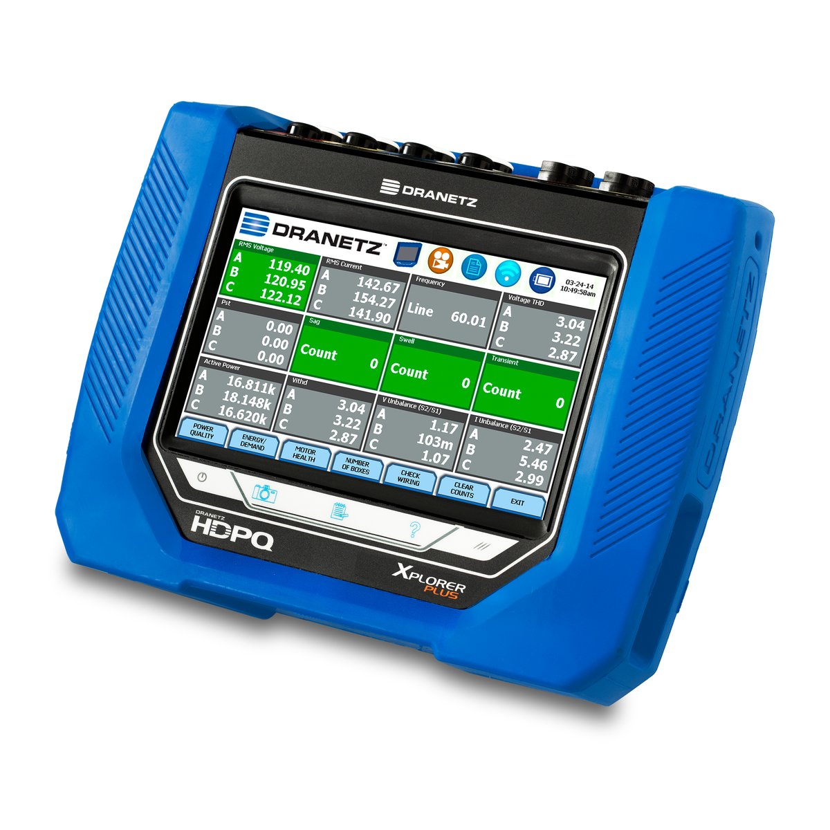 Dranetz HDPQ Xplorer Plus Power Quality Analyzer - Image 3